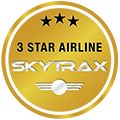 3 star Skytrax Rating