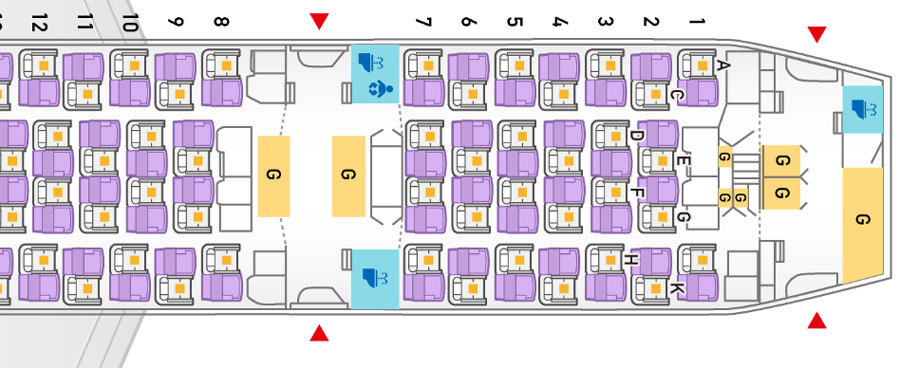 Airbus Industrie A330 300 Seating Chart