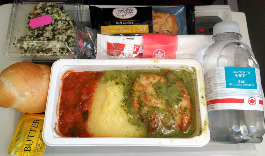 Air Canada meal