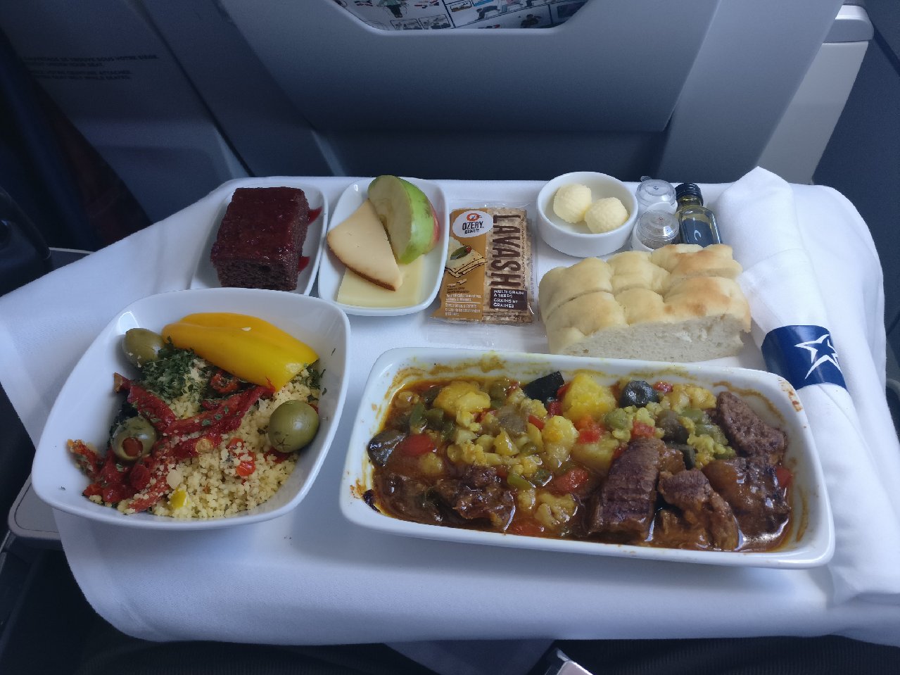 Air Transat meal