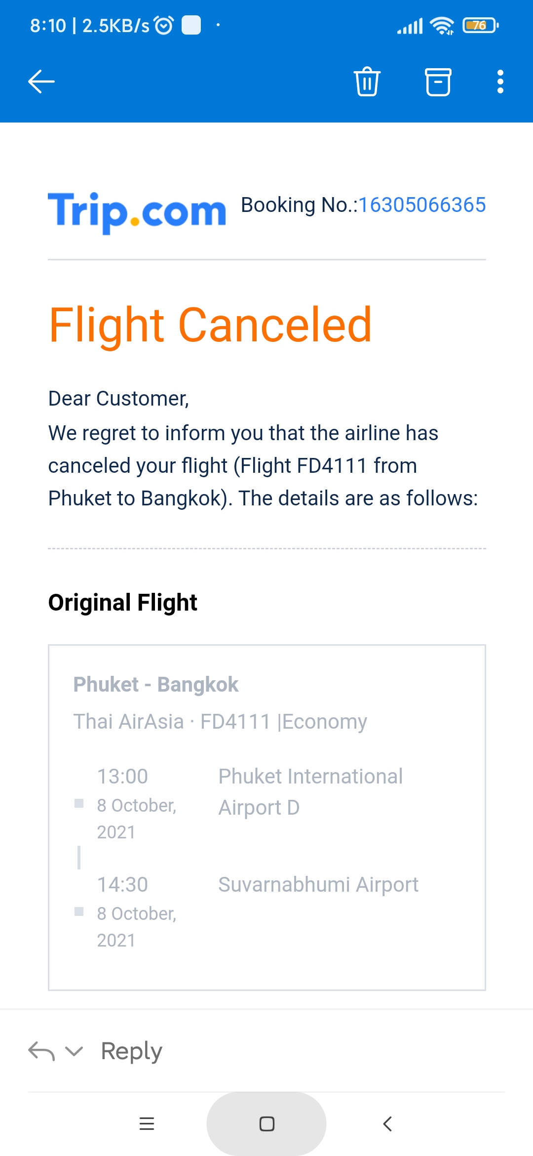 Airasia customer service